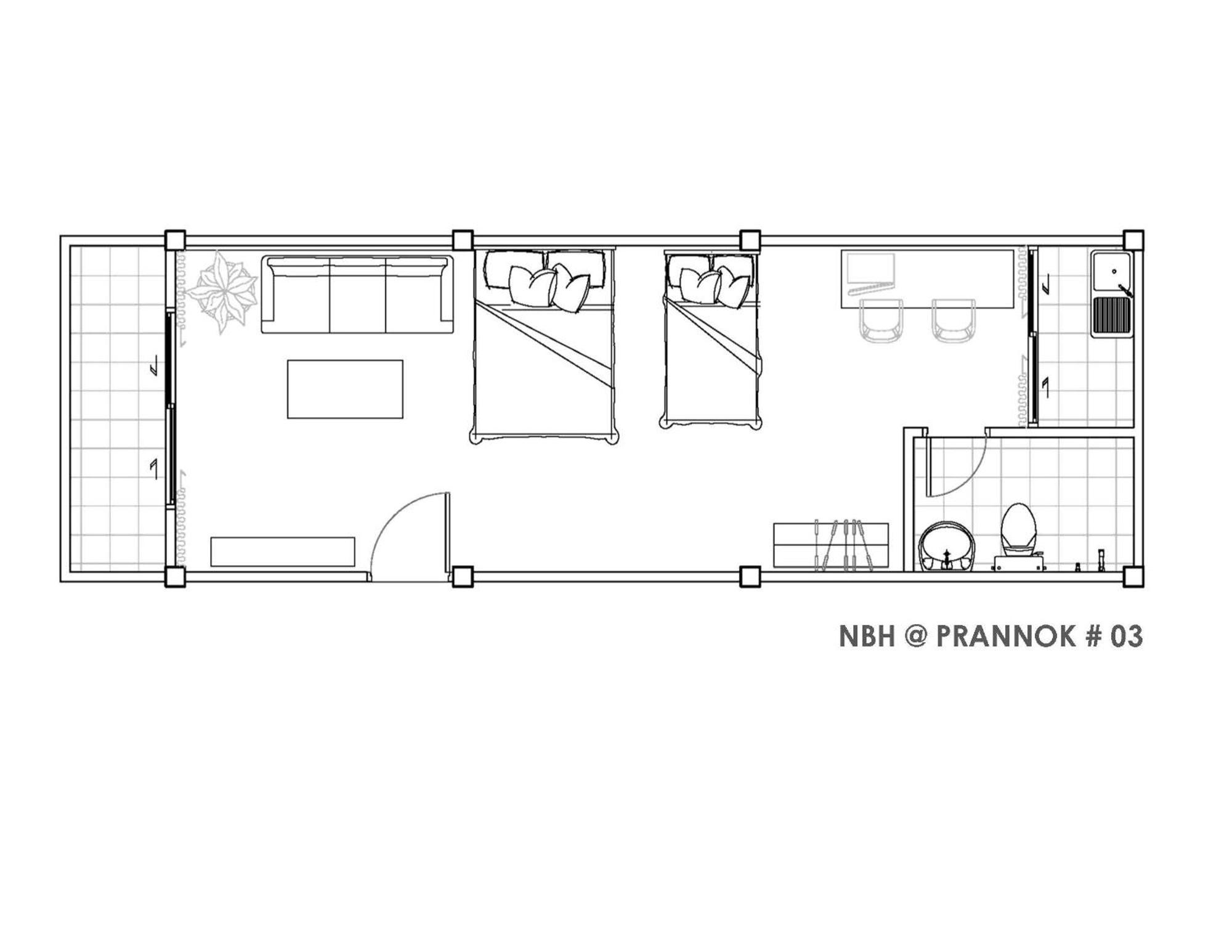 Nbh.@ Prannok Apartment Bangkok Luaran gambar